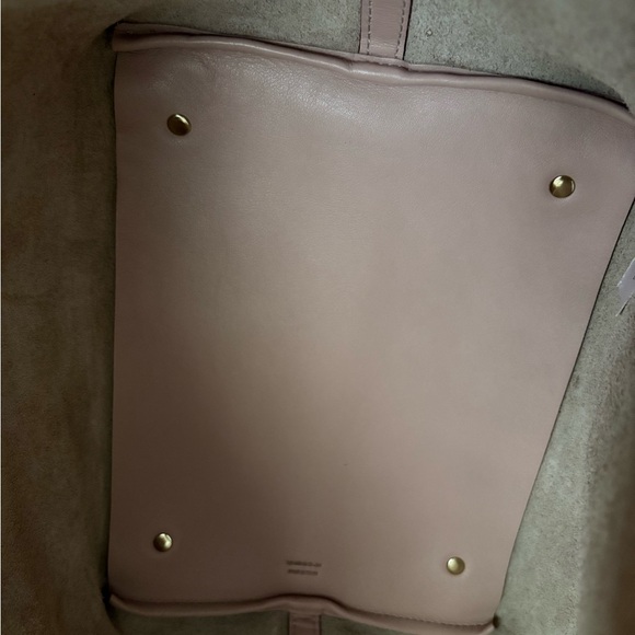 Carolina Herrera Blush Embossed Shoulder Bag
